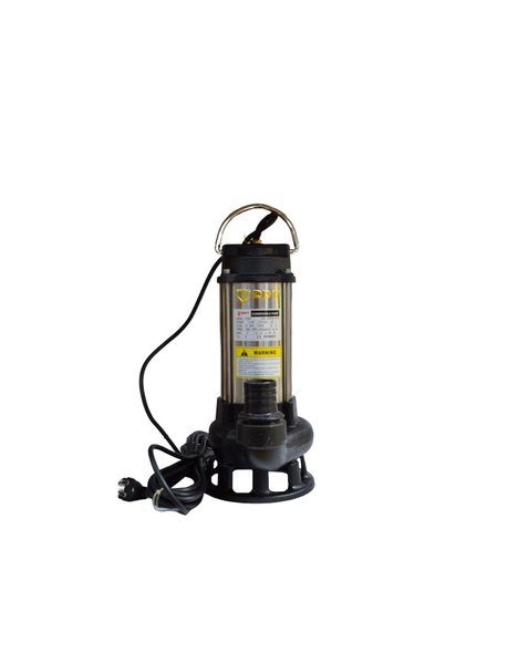 Pompa pentru apa murdara cu dublu tocator DDT V1500T, 1500 W, bobinaj cupru, inox